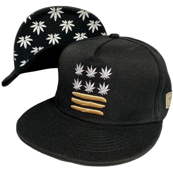 Cayler and Sons JAY NATION SnapBack Hat One Size Fits All Joints Leaves Leafs - Picture 1 of 5